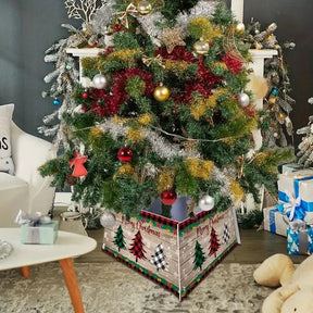 Saia Árvore de Natal Base PVC Encaixe 55x42x25cm